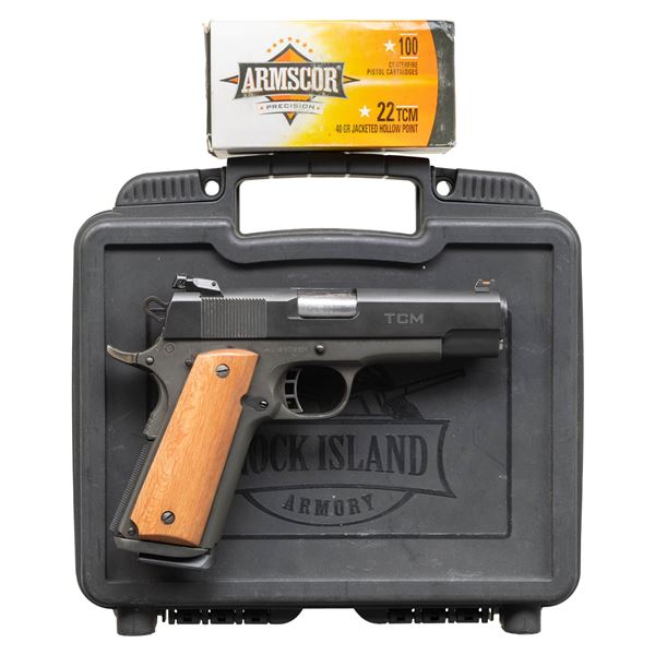 ROCK ISLAND ARMORY 1911 TCM SEMI AUTO PISTOL.