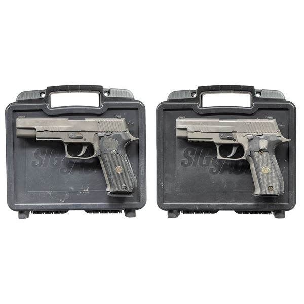 LOT OF TWO SIG LEGION SEMI AUTO PISTOLS.
