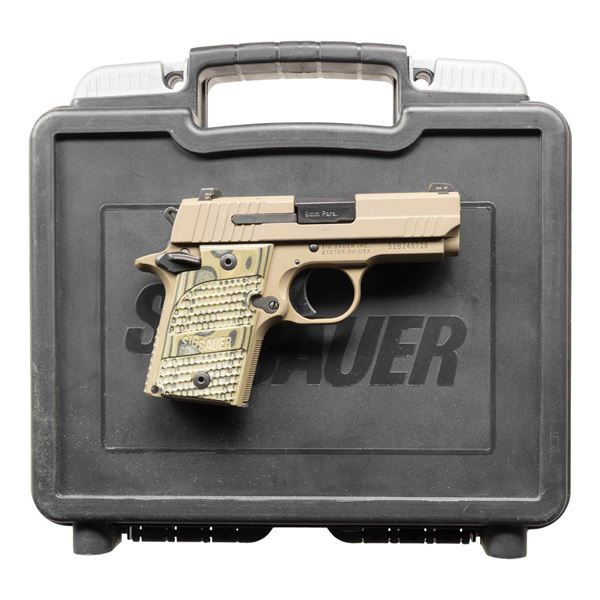SIG SAUER P938 SCORPION SEMI AUTO PISTOL.