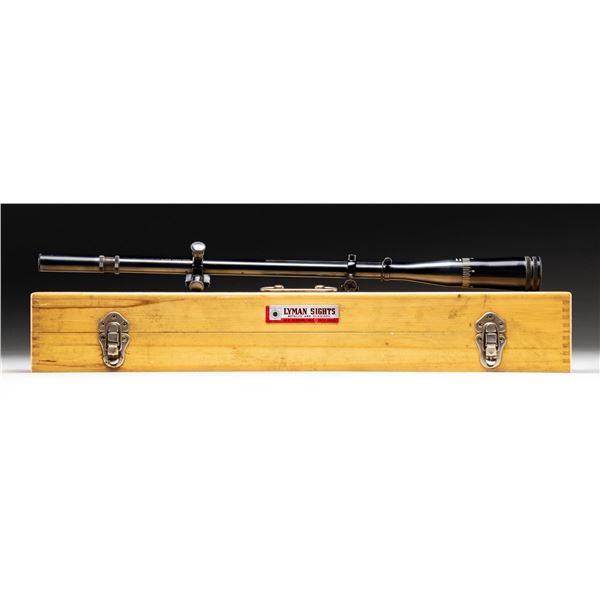 LYMAN 10X SUPER TARGETSPOT WITH FACTORY CARRY BOX.