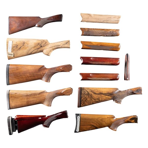 LOT OF 10 KRIEGHOFF, PERAZZI AND ITHACA STOCKS AND