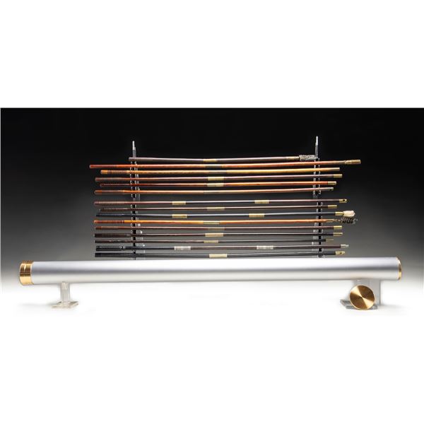 GROUP OF CLEANING RODS.