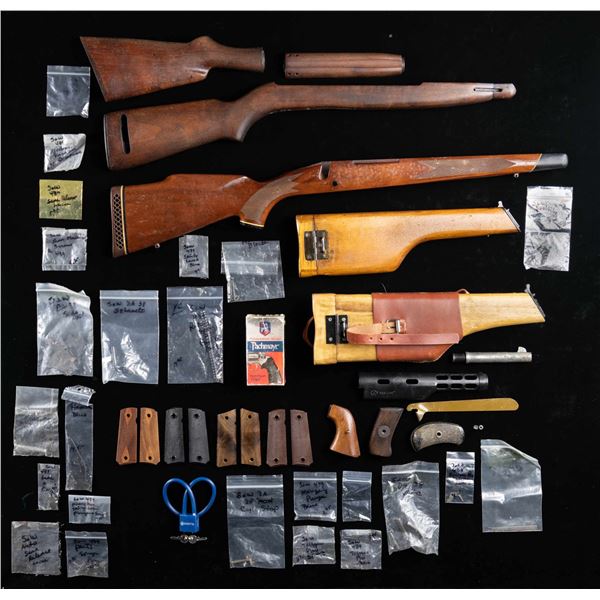 LOT OF ASSORTED FIREARMS STOCKS & ACCESSORIES.