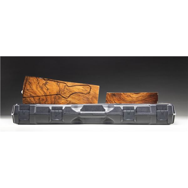 SET OF ENGLISH WALNUT FOREARM & BUTTSTOCK BLANKS.
