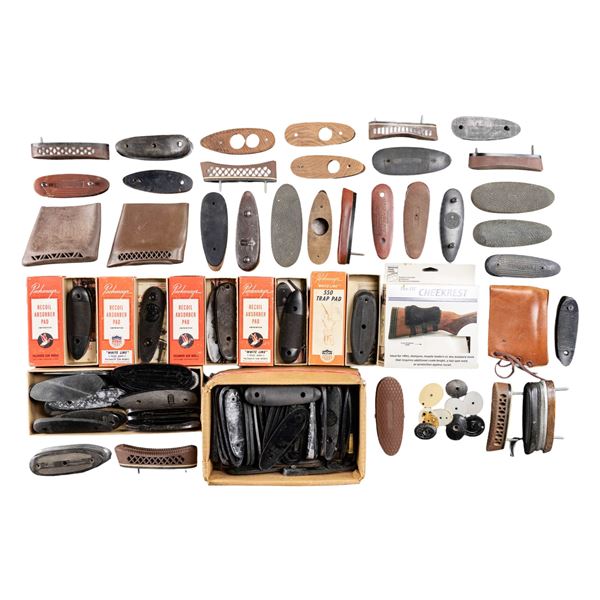 LARGE ASSORTMENT OF VARIOUS BUTTPLATE & BUTTPADS