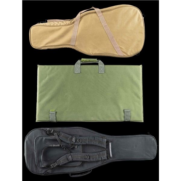 LOT OF 2 TACTICAL GUITAR STYLE CASES & SHOOTING