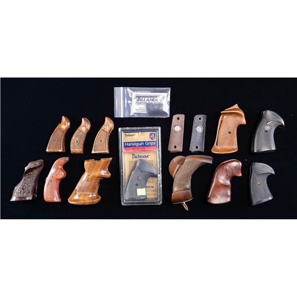 ASSORTMENT OF FACTORY AND AFTERMARKET GRIPS.