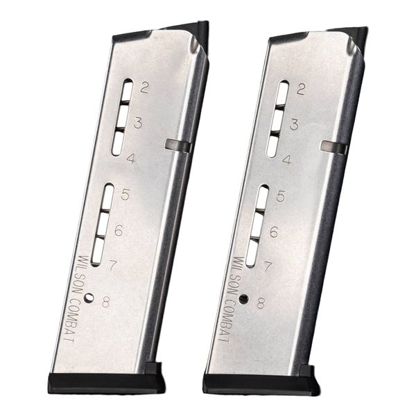 LOT OF TWO WILSON COMBAT 8 RD. 1911 MAGS.