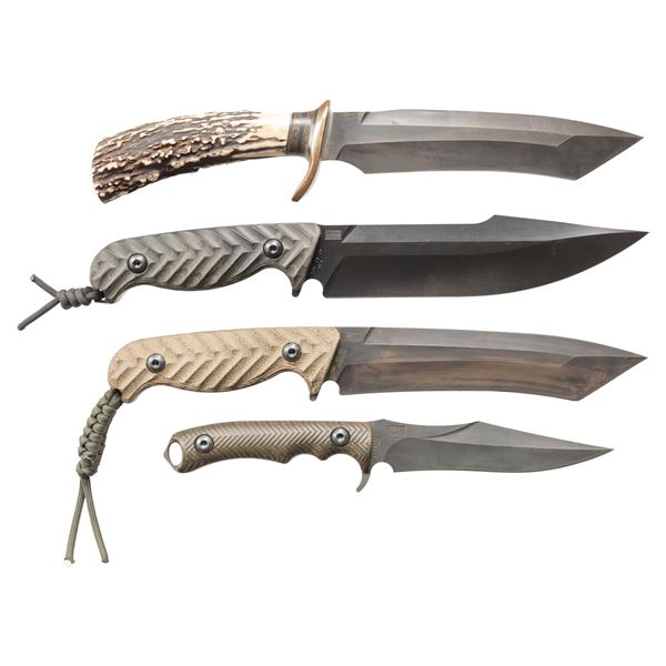 4 BEHRING TECHNICAL KNIVES.