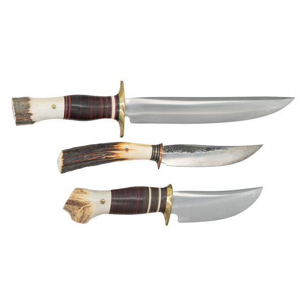 3 J. BEHRING HANDMADE KNIVES.