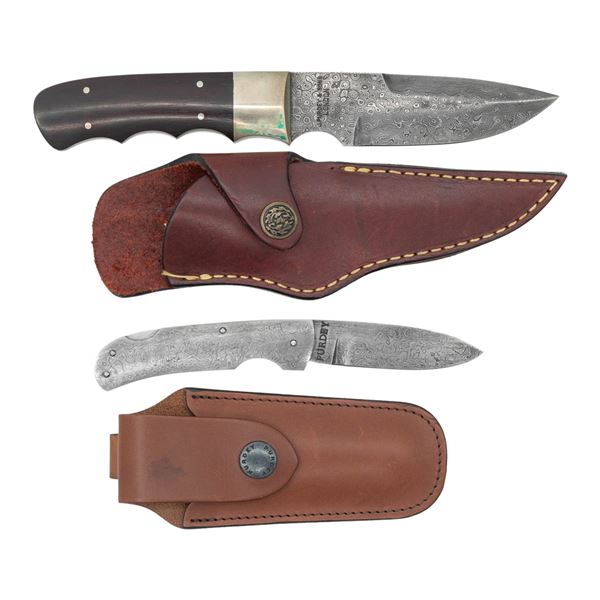 LOT OF 2 J. PURDEY & SONS FIXED & FOLDING BLADE