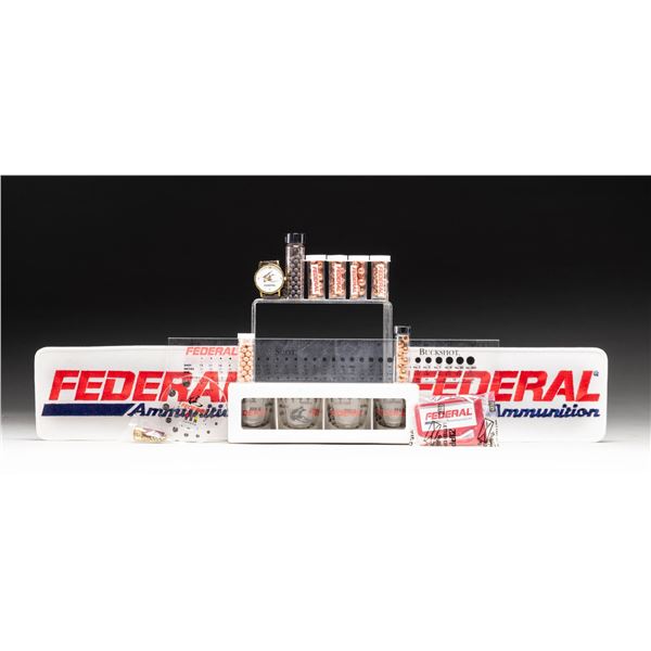 MISC. ASSORTMENT OF FEDERAL ADVERTISING ITEMS.