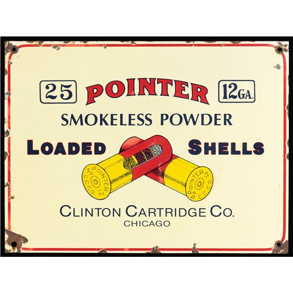 CLINTON CARTRIDGE CO. POINTER SHOTGUN AD.