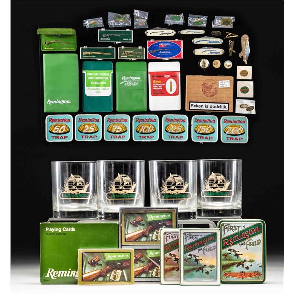 LOT OF ASSORTED REMINGTON MEMORABILIA.