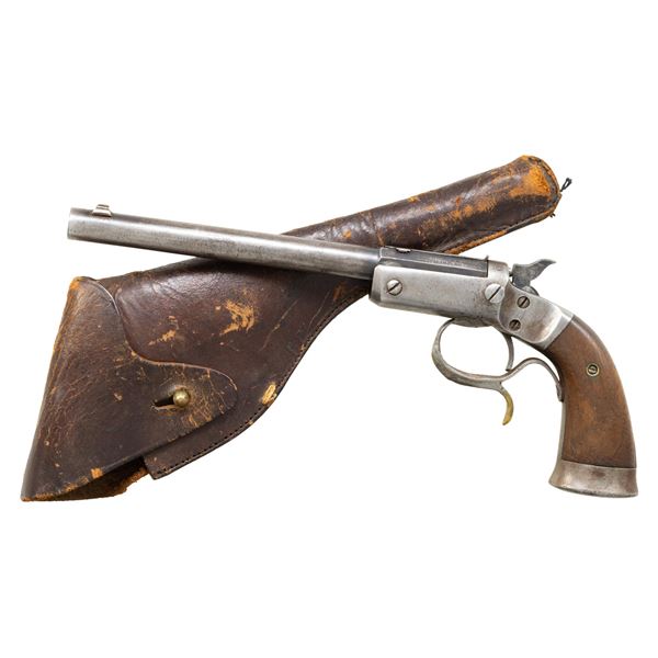 STEVENS NO. 35 OFFHAND TIP UP PISTOL.
