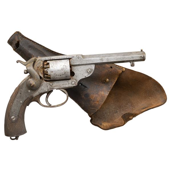 BLOCKADE RUN CONFEDERATE KERR REVOLVER & HOLSTER.