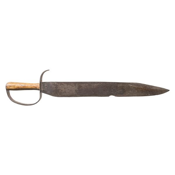 CONFEDERATE D-GUARD BOWIE KNIFE.