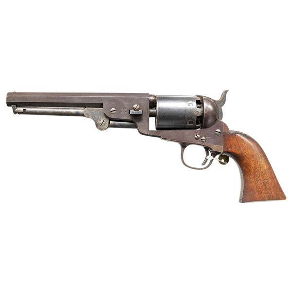 C. CLEMENT 1851 NAVY STYLE REVOLVER.