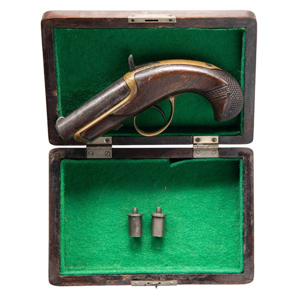 WILLIAMSON'S PATENT SLIDING BARREL DERRINGER