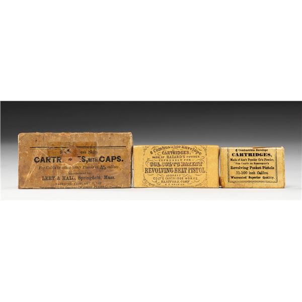 CIVIL WAR ERA COMBUSTABLE ENVELOPE CARTRIDGES FOR