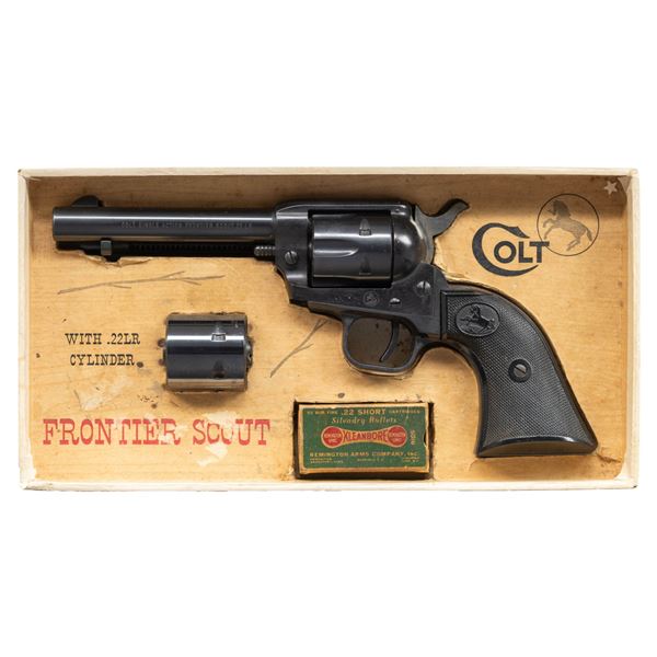COLT FRONTIER SCOUT SINGLE ACTION REVOLVER WITH