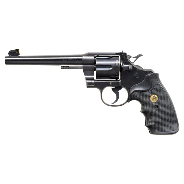 COLT OFFICERS MODEL .38 HEAVY BARREL DOUBLE ACTION