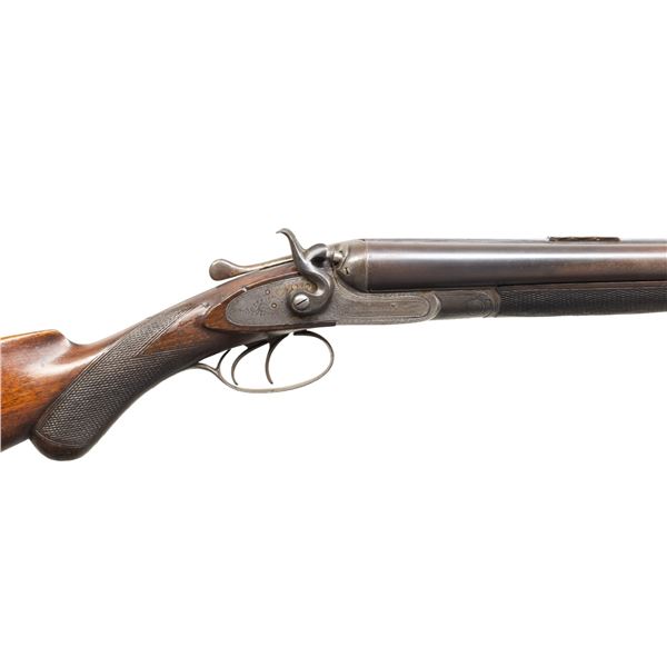 BRITISH C.G. BONEHILL BUCK & BALL HAMMER GUN.