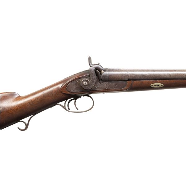 BELGIAN PERCUSSION SXS SHOTGUN.