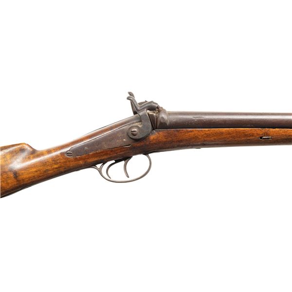 BELGIAN W RICHARDS SXS PERCUSSION SHOTGUN.