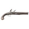 Image 1 : SILVER MOUNTED FLINTLOCK PISTOL BY CLARK.