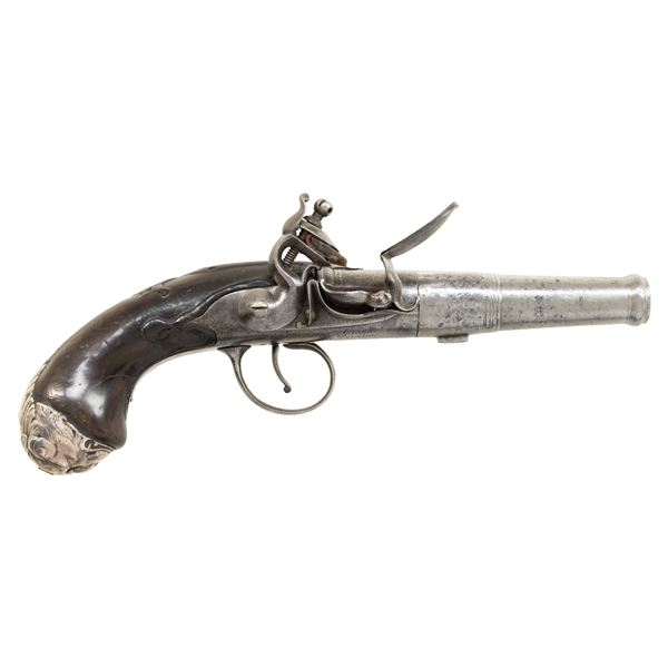 INTERESTING FRENCH SCREW CANNON BARREL FLINTLOCK