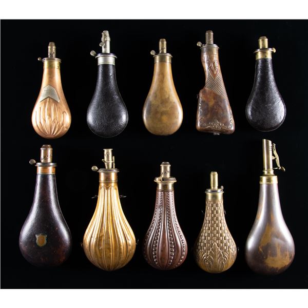 FINE GROUP OF 10 DIFFERENT JAMES DIXON RIFLE &