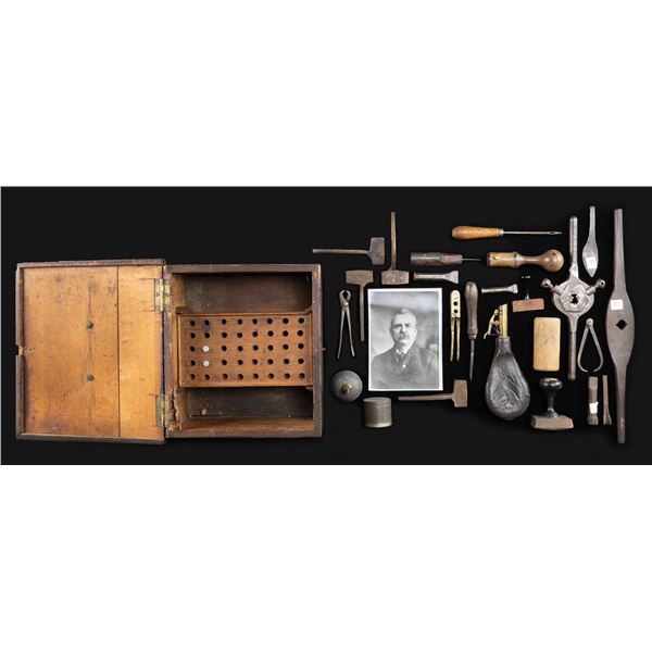 TOOLS & STAMPS OF NEW YORK GUNSMITH, AMOS PHINEAS