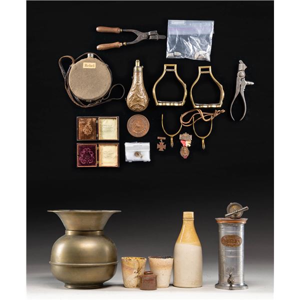 ECLECTIC GROUPING OF MILITARIA AND FIREARMS