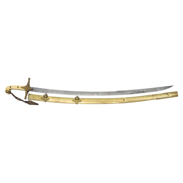 BRITISH M1831 GENERAL OFFICER'S MAMELUKE SABER.