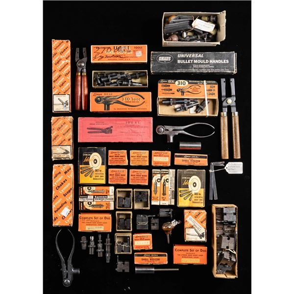 ASSORTED LYMAN RELOADING TOOLS.