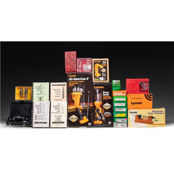 RELOADING EQUIPMENT - TOOLS AND DIES PLUS RELATED