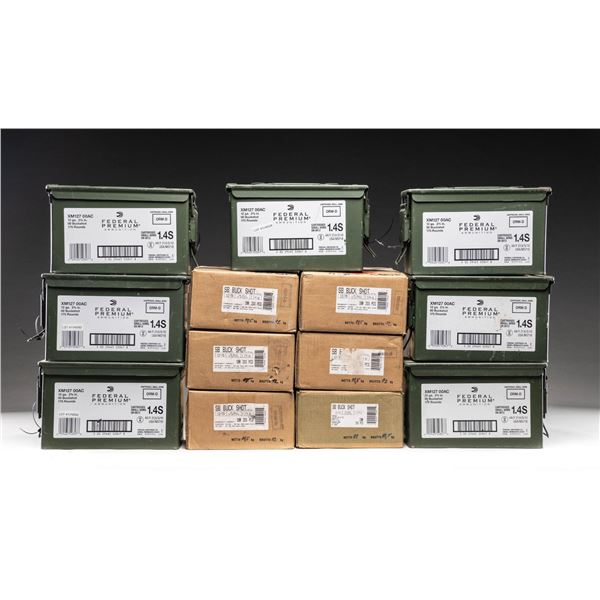 2425 RDS OF VARIED 12 GA 00 BUCK SHOTSHELLS.