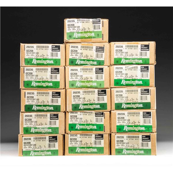 16 CASES OF REMINGTON 20 GAUGE TARGET LOADS.