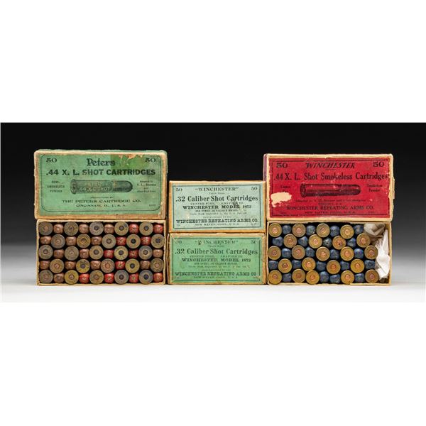 ANTIQUE BOXES OF RIFLE SHOT SHELL AMMO