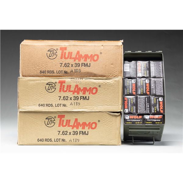 ABOUT 2580 RDS. OF 7.62X39 AMMO.