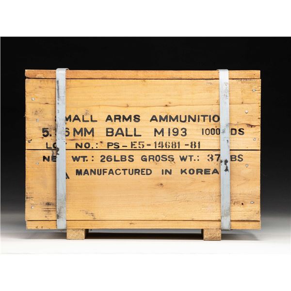 1000 RDS. OF KOREAN M193 5.56 NATO AMMO.