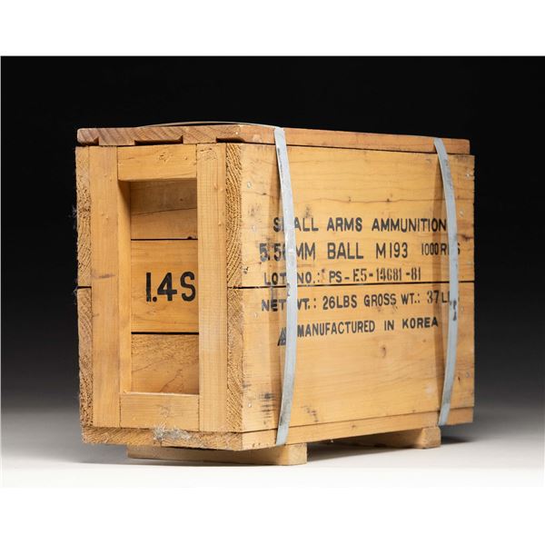 1000 RDS. OF KOREAN M193 5.56 NATO AMMO. - Poulin Auctions