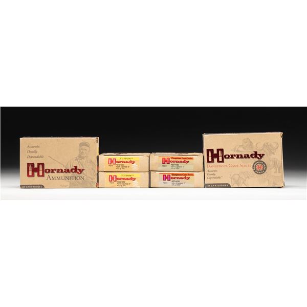 120 RDS. OF HORNADY 400-400 NITRO EXPRESS AMMO.