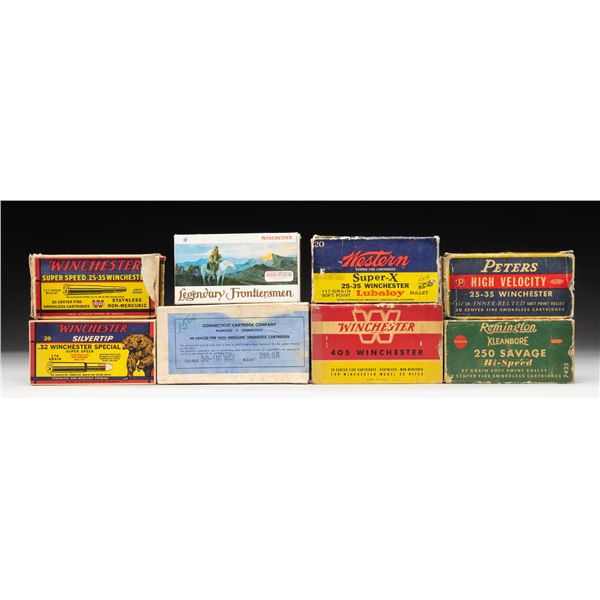 VINTAGE AMMO - MOSTLY WINCHESTER CALIBERS.