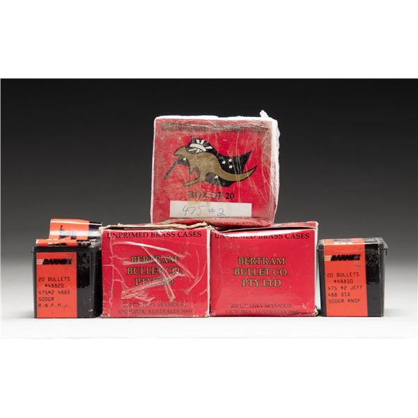 100 CT 475 BULLET LOT.