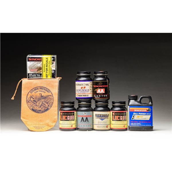 MIXED SHOTSHELL POWDER & 22 LR AMMO LOT.