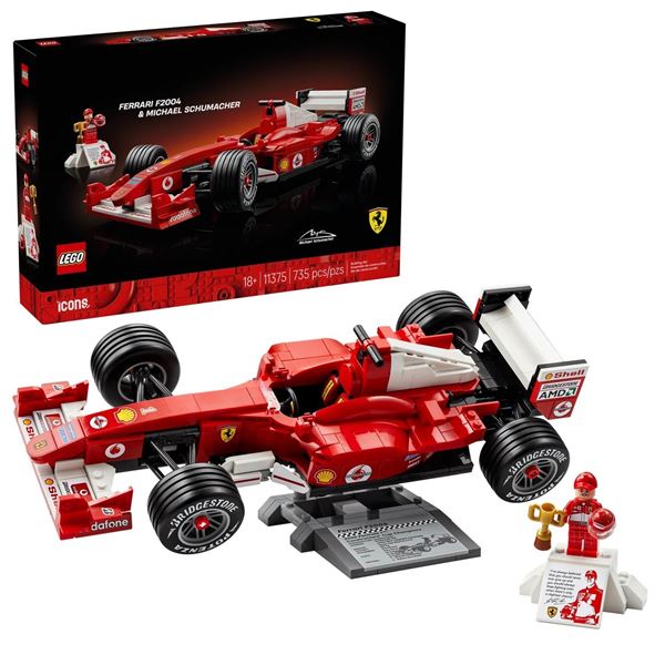 LEGO Icons Ferrari F2004 & Michael Schumacher Form