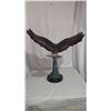 Image 5 : Swooping American Bald Eagle Bronze Metal Sculpture 30”x28”
