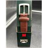 Image 2 : Roots Leather Belt, Medium (32-34), Brown